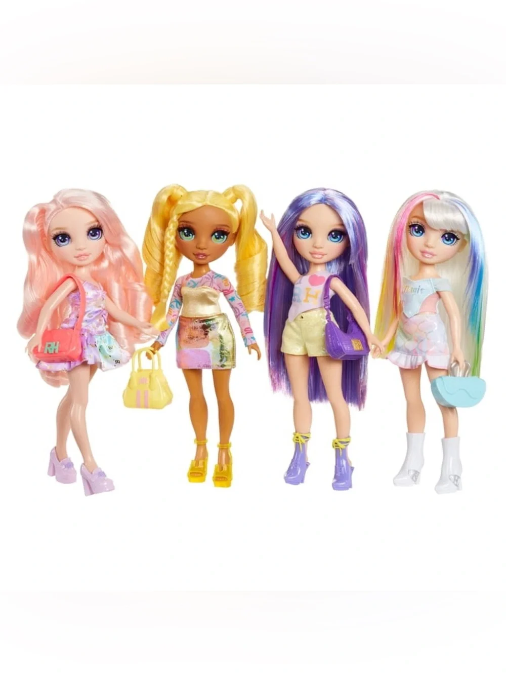 Barbie Careers Women in Film Set of 4 Dolls & Accessories + Rainbow High Doll